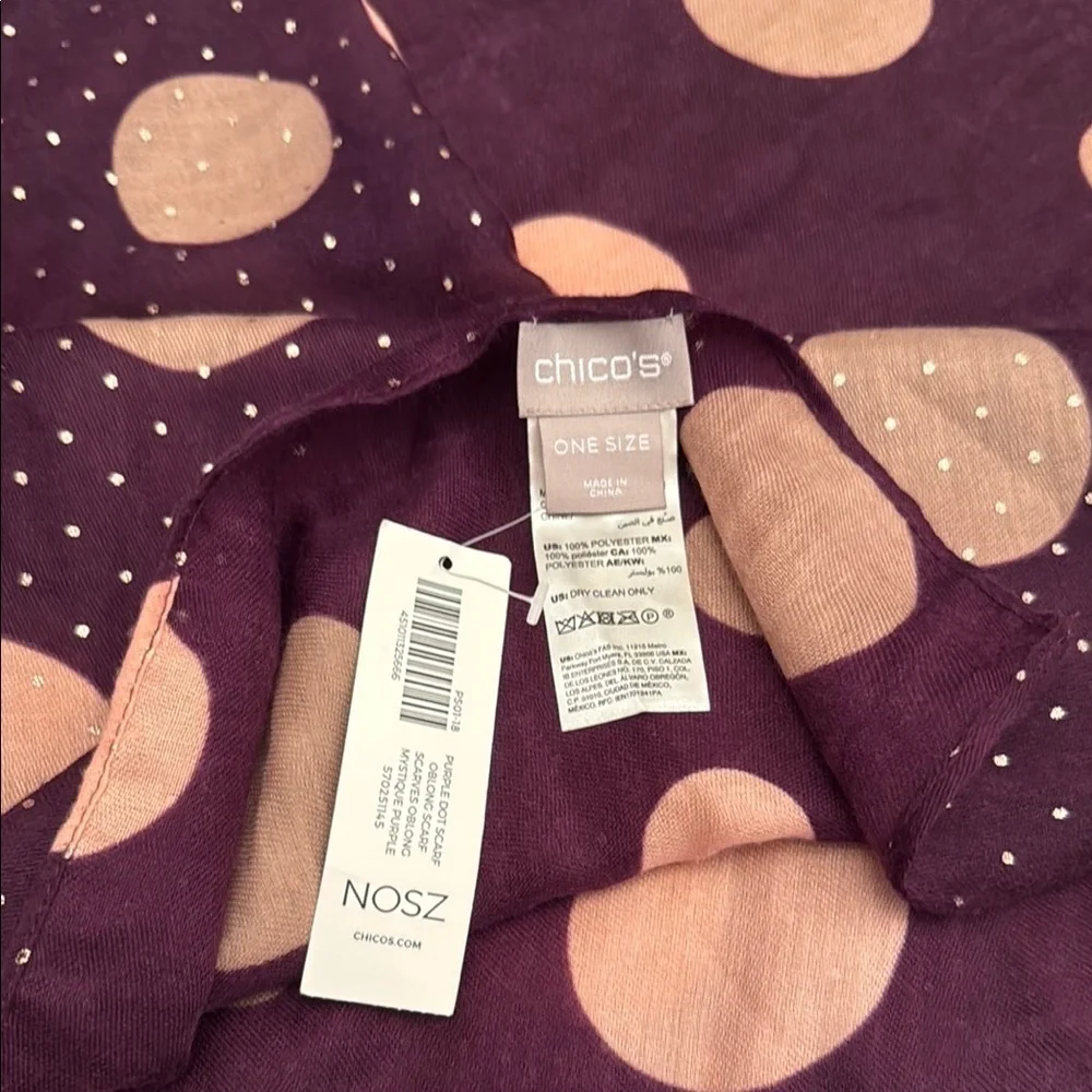 Chico’s Polka Dot Scarf
